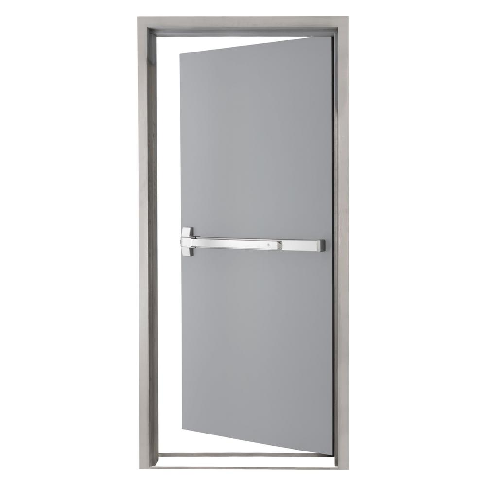 Armor Door 36 In X 84 In Fire Rated Gray Right Hand Flush Steel
