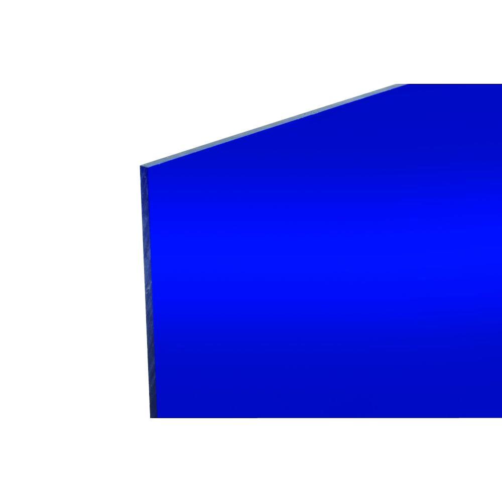 Fabback 48 In X 96 118 Blue Acrylic Mirror