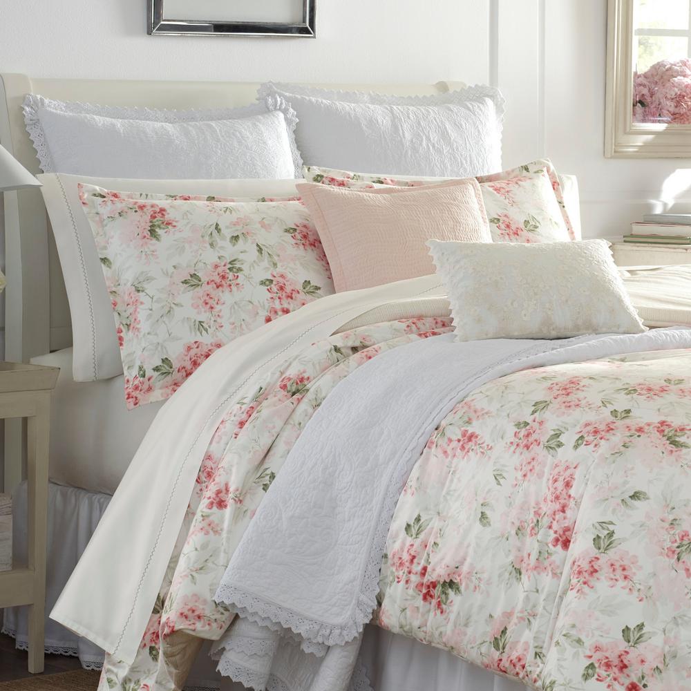 Laura Ashley Wisteria Pink Plush 3 Piece Comforter Set Full Queen Ushsa51125349 The Home Depot - Laura Ashley Bedding Queen Size Laura Ashley Wisteria Pink Plush 3 Piece Comforter Set Full Queen Ushsa51125349 The Home Depot - Laura Ashley Bedding Queen Size
