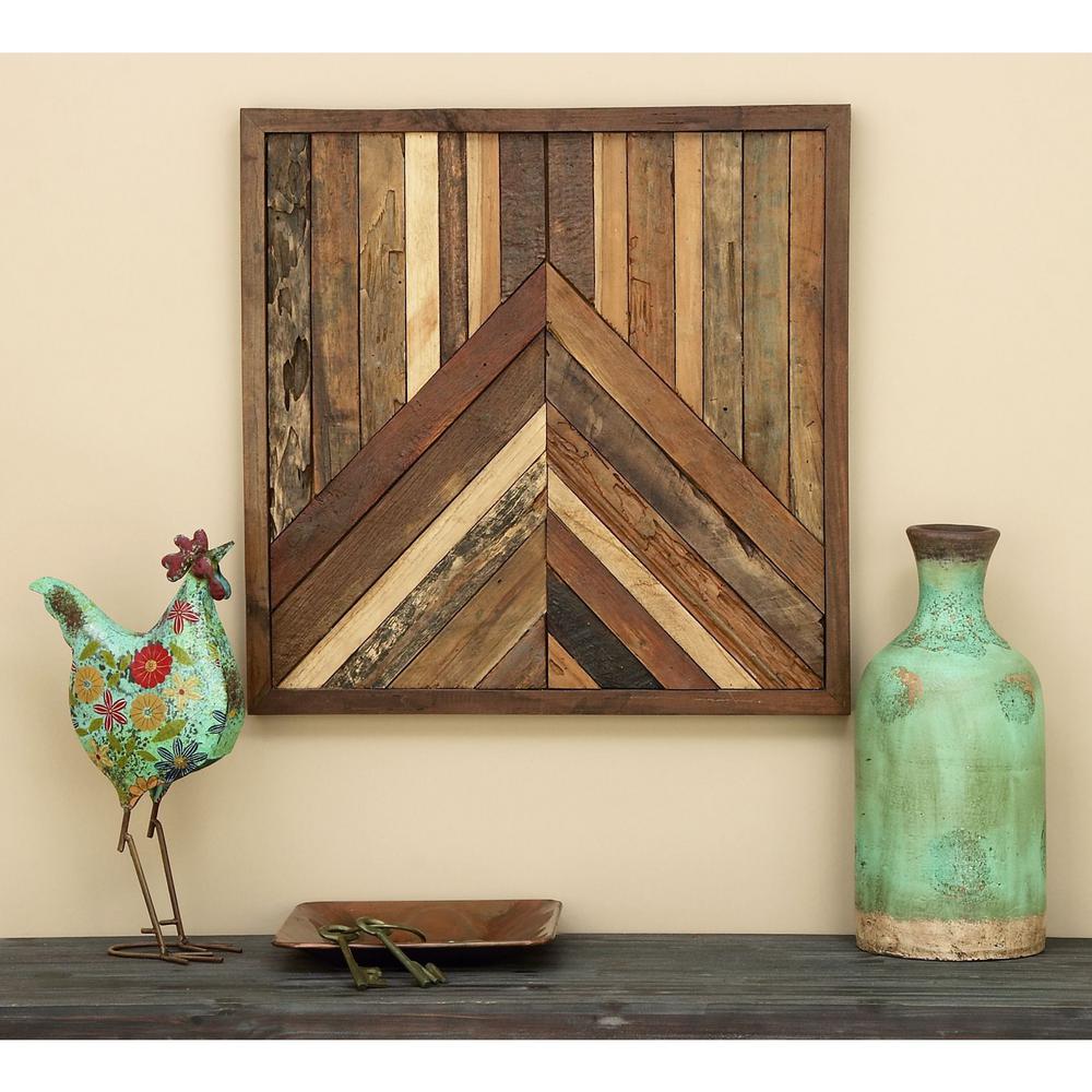 Mgp Reclaimed Oak Barrel Head Plaque Lacquer Finish Wall Decor