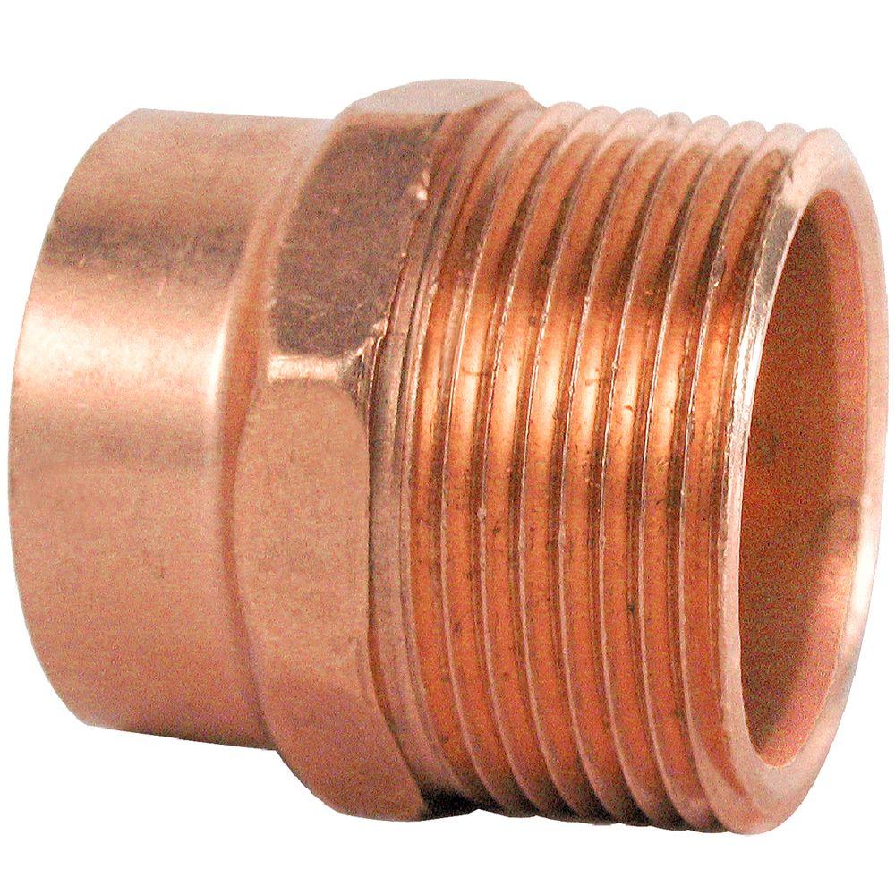 In X In Copper Pressure FTG X Cup Fitting Reducer C HD The Home Depot