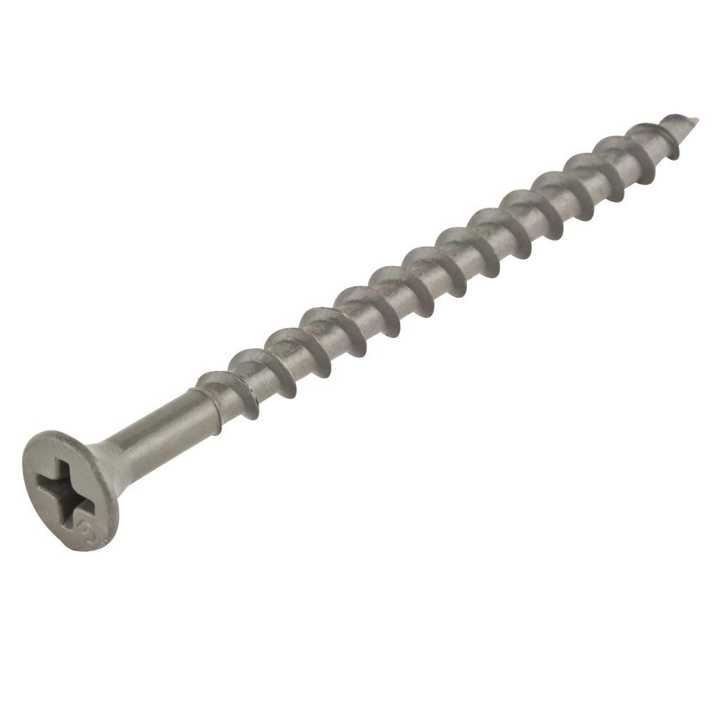 Grabber 10 31/2 in. Philips BugleHead Wood Deck Screw23905 The