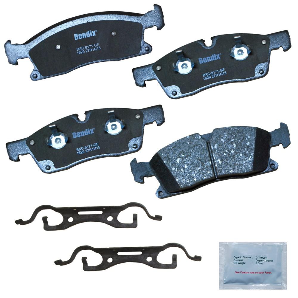 Bendix Bendix Premium Copper Free Ceramic BPR Disc Brake Pad FrontCFC1629 The Home Depot