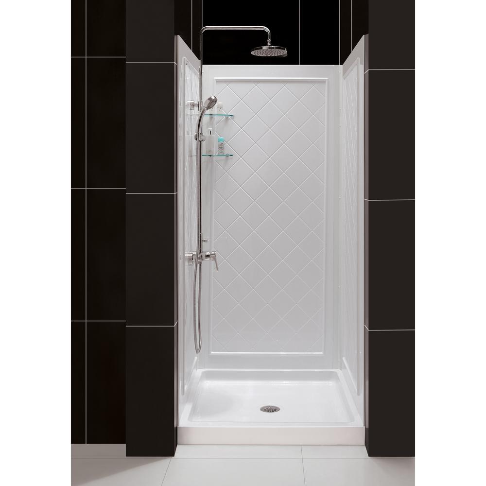 DreamLine SlimLine 36 In. X 36 In. Single Threshold Shower Base In ...