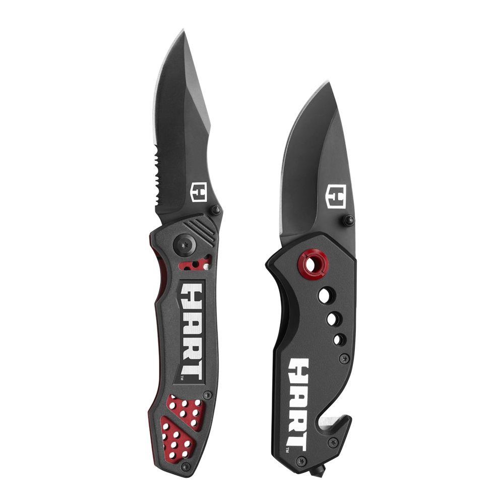 HART Tactical Knife Combo Set (2Piece)HFKC01 The Home Depot