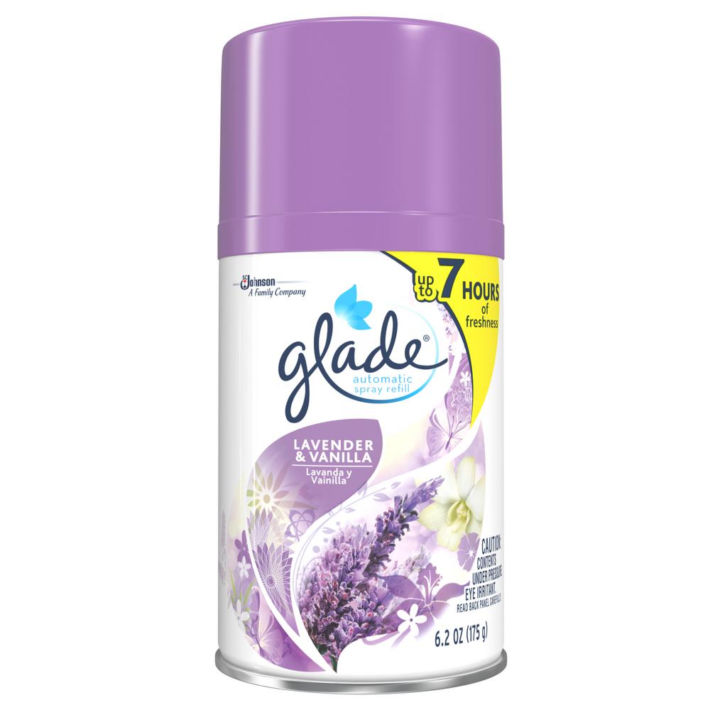 Glade 6 2 Oz Lavender And Vanilla Automatic Air Freshener Refill