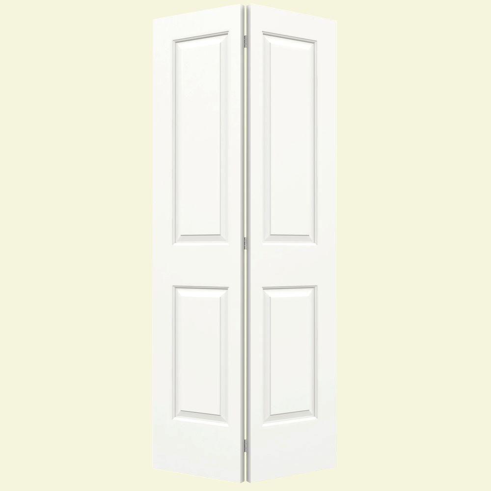 JELDWEN 36 in. x 80 in. Cambridge White Painted Smooth Molded