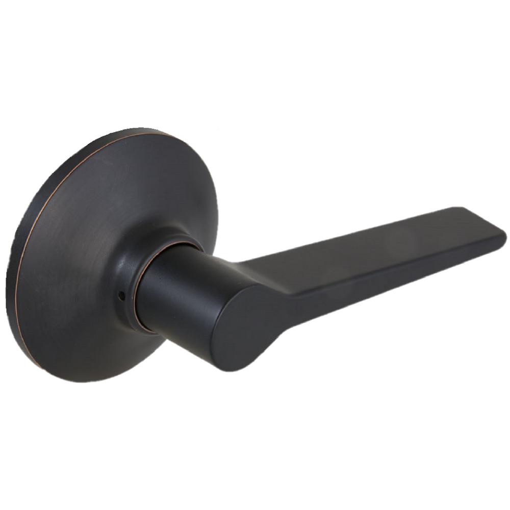 Defiant Freedom Aged Bronze Passage Door LeverLEX703B The Home Depot