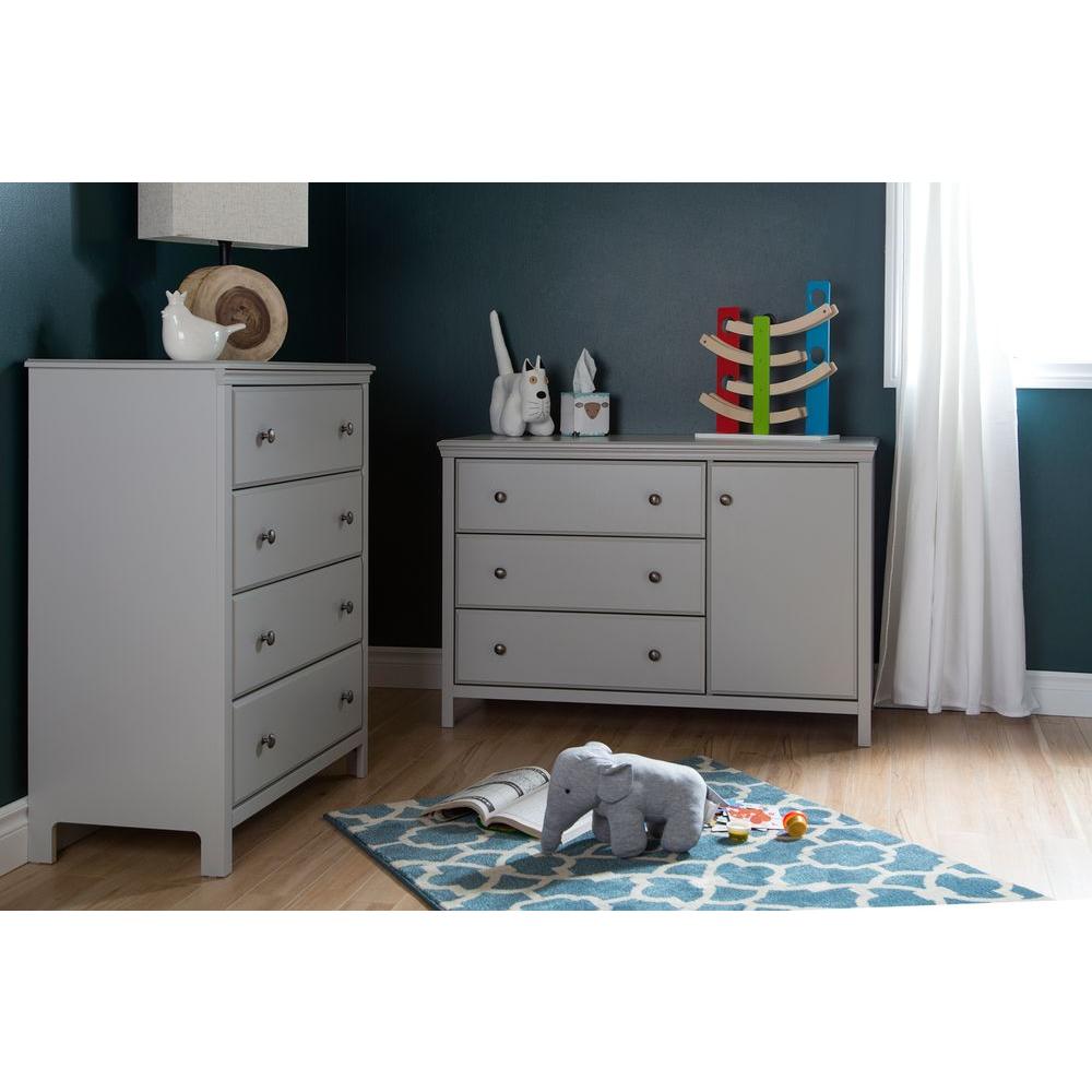 gray changing table dresser