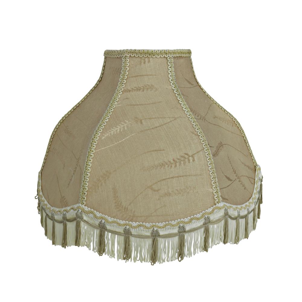 Aspen Creative Corporation 17 In X 12 Off White And Fringe Aspen Creative Corporation 17 In X 12 Off White And Fringe Scallop Bell