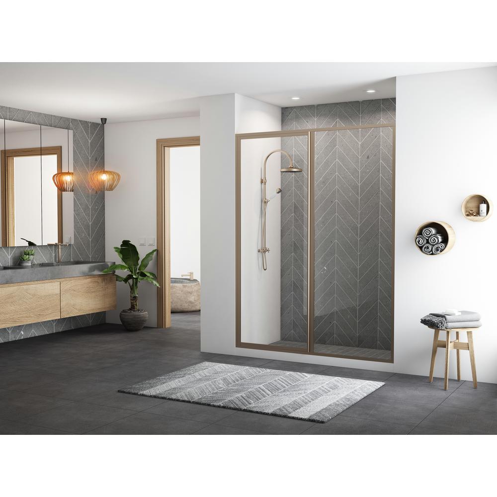 Coastal Shower Doors Legend Series 40 in. x 69 in. Framed Hinged Shower