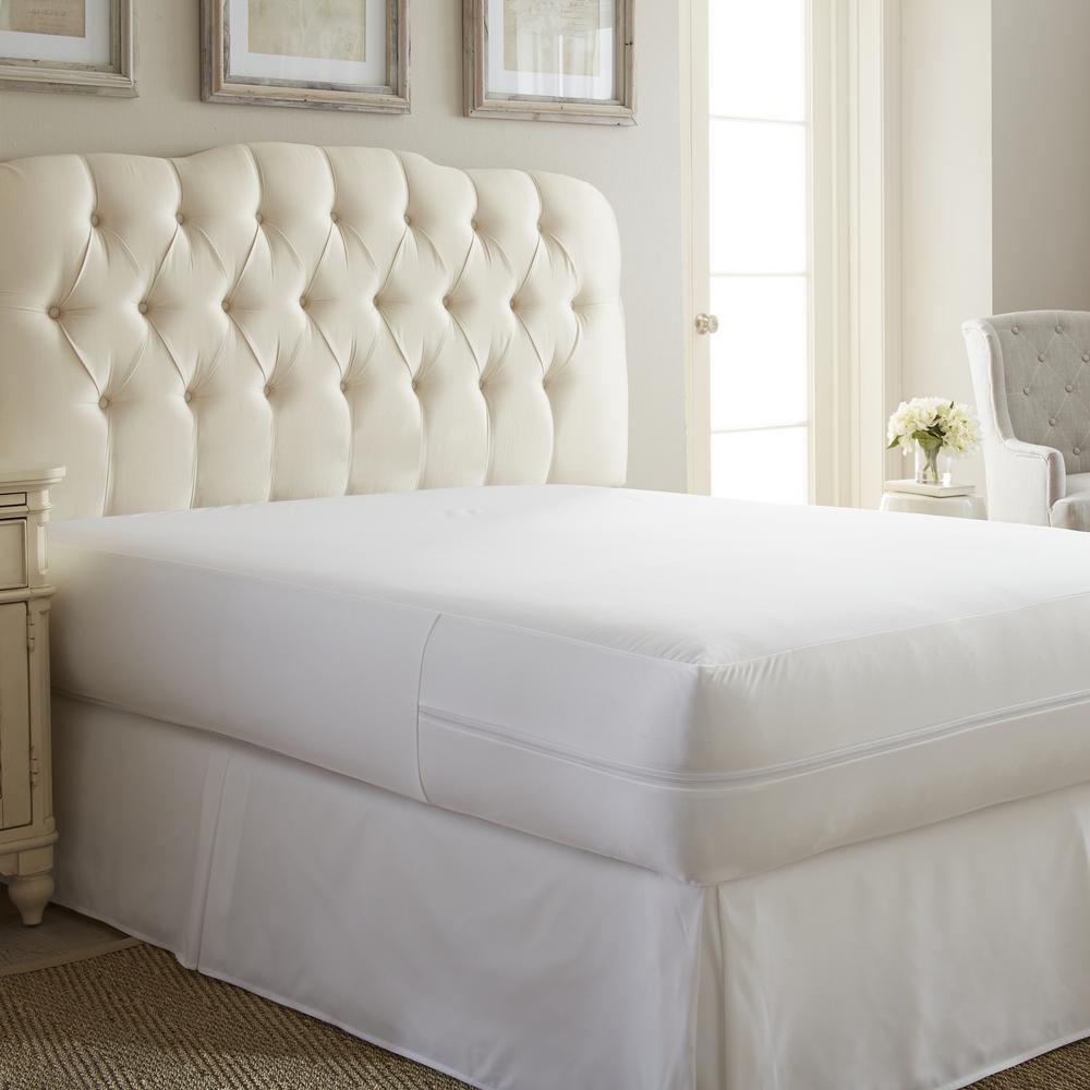 Becky Cameron Premium Twin Bed Bug And Spill Proof Zippered Becky Cameron Premium Twin Bed Bug And Spill Proof Zippered Microfiber Mattress Protector Ieh Bedbug The Home Depot