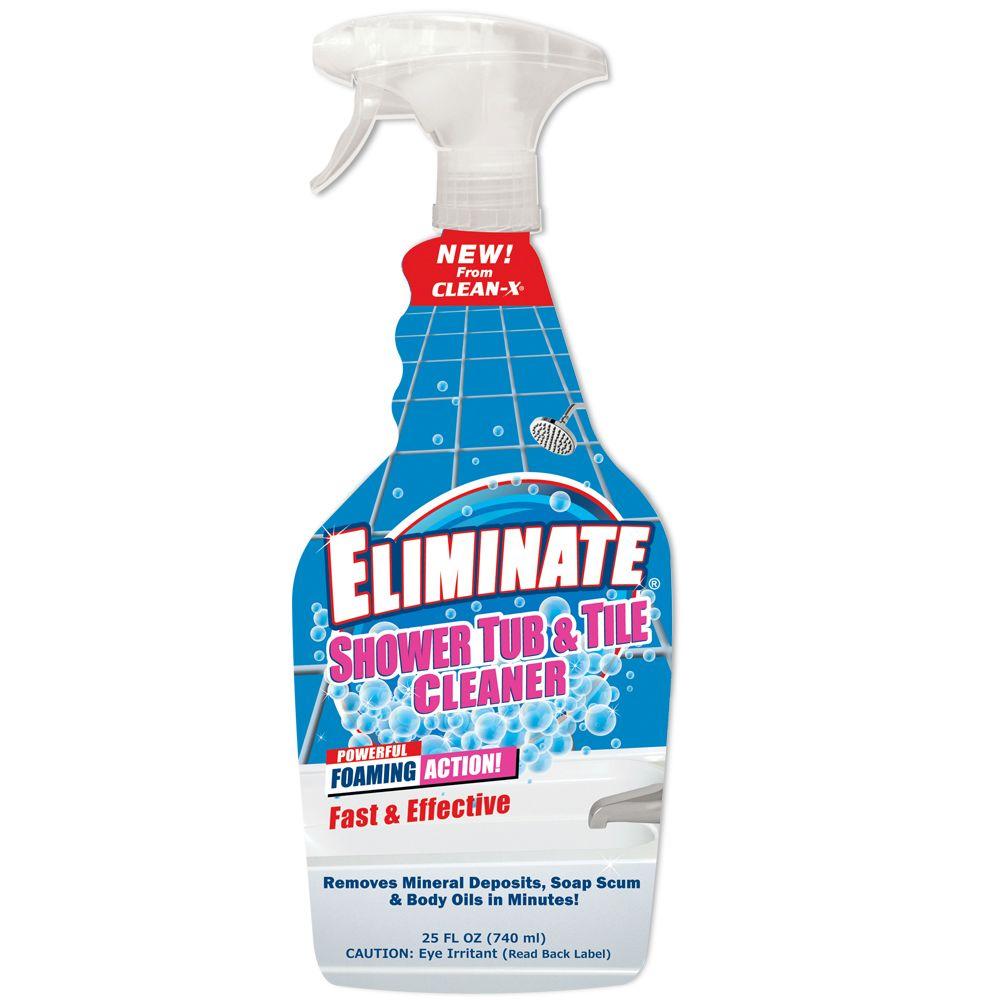 Clean X 25 Oz Eliminate Shower Tub And Tile Cleaner 7999 7 The Home   Clean X Shower Bathtub Cleaners 7999 7 64 1000 