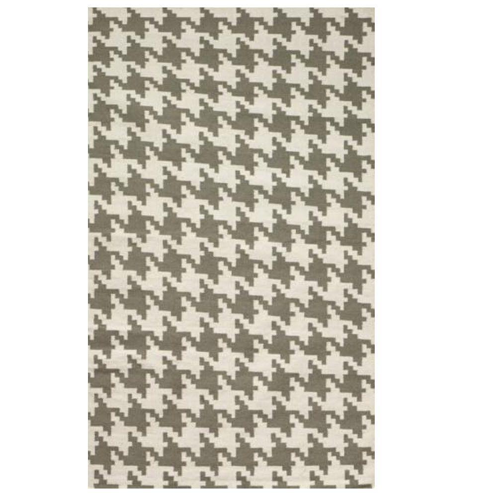  Home  Decorators  Collection  Houndstooth Grey  8 ft x 11 ft 