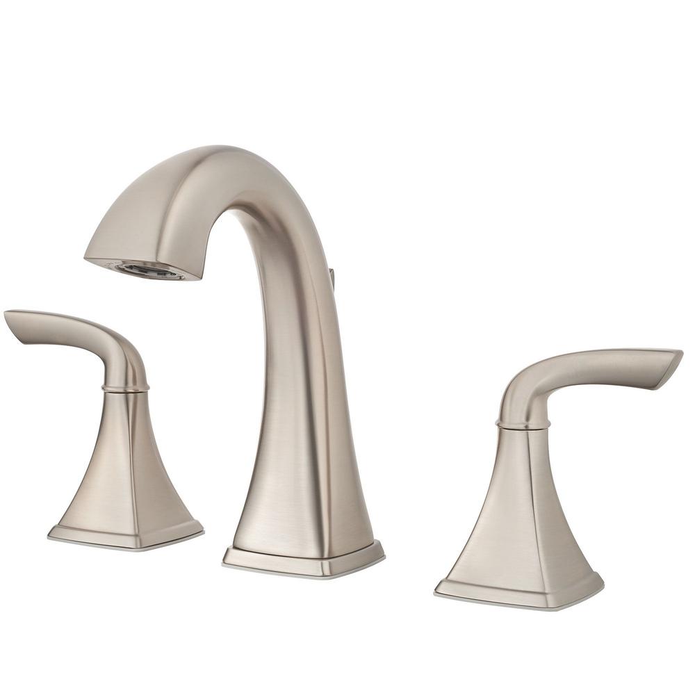 Pfister Bronson 8 in. Widespread 2-Handle Bathroom Faucet in Brushed 
