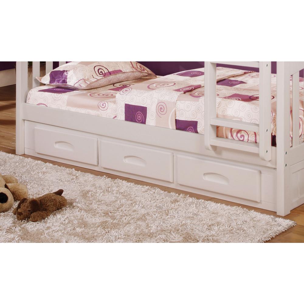 American Furniture Classics White Twin Over Twin Solid Pine