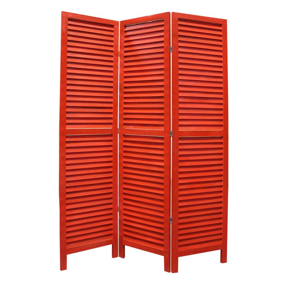 Espresso//Brown Paper Straw Weave Ore International FW0676ZB 4-Panel Screen Room Divider on 2-Inch Leg