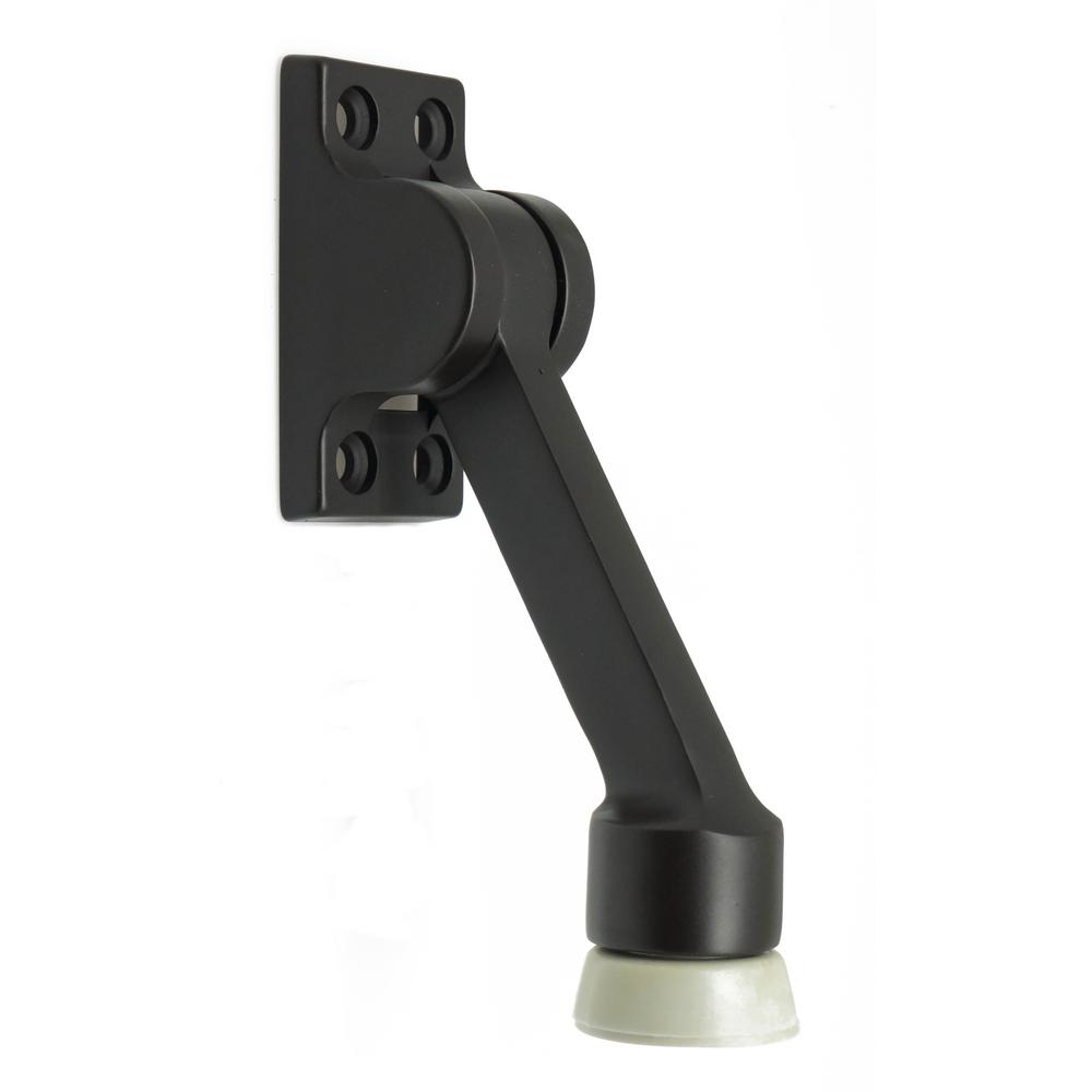 Idh By St Simons 4 1 2 In Solid Brass Square Kick Down Door Stop