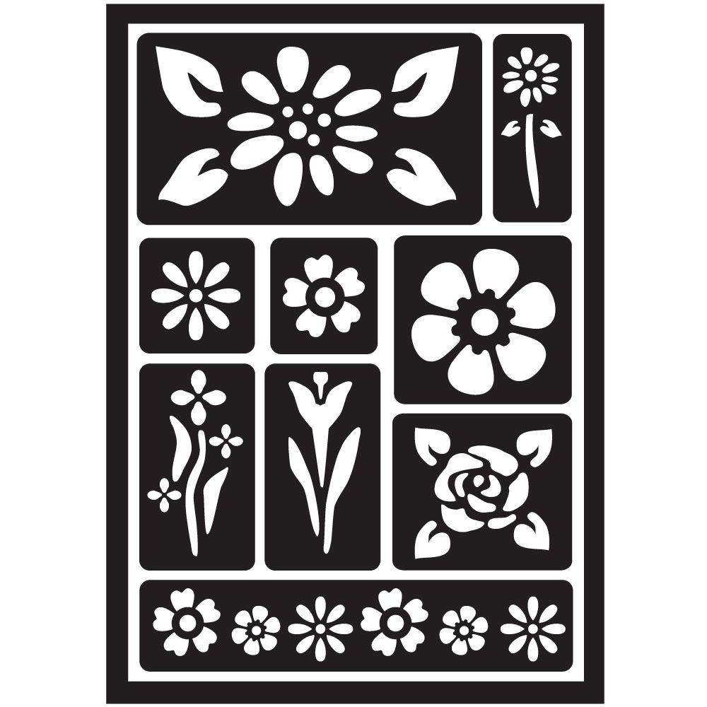 Folkart Scroll Painting Stencils 30594 The Home Depot