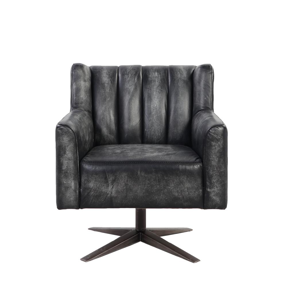 Acme Furniture Office Desk Chair Chairs Home Brancaster Vintage Black Top Grain Leather Executive Office Chair
