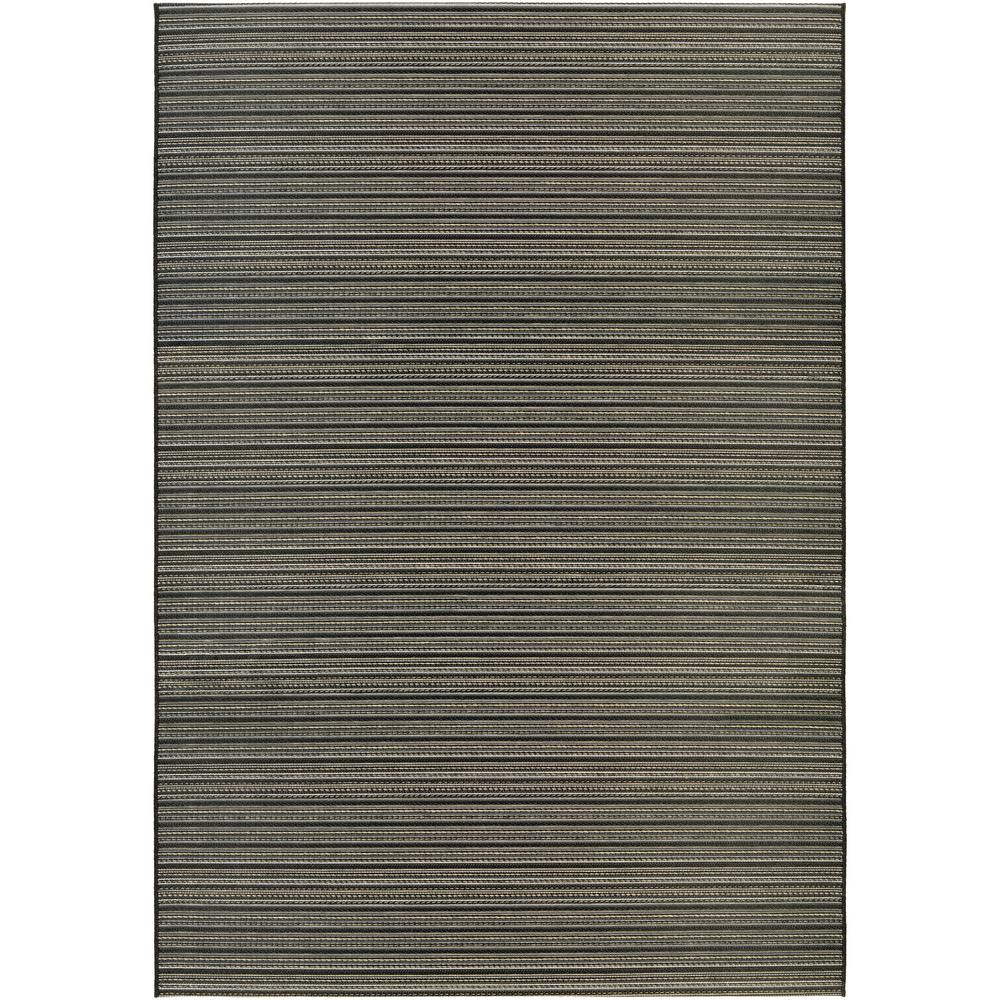Striped 1 0 Black Outdoor Rugs The Home Depot Cape Harwich Black Tan 2 Ft X 4 Indoor Outdoor Area
