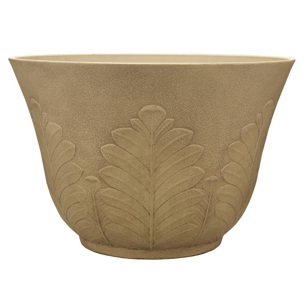 Southern Patio Acanthus 16 In Dia Resin Planter Hdr 021070 The