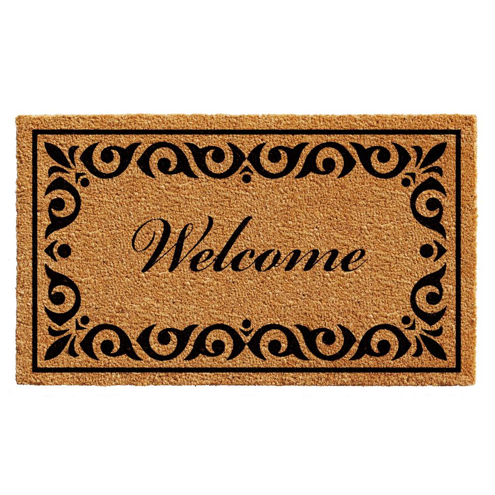 Home More Breaux Welcome 30 In X 48 In Door Mat 102243048