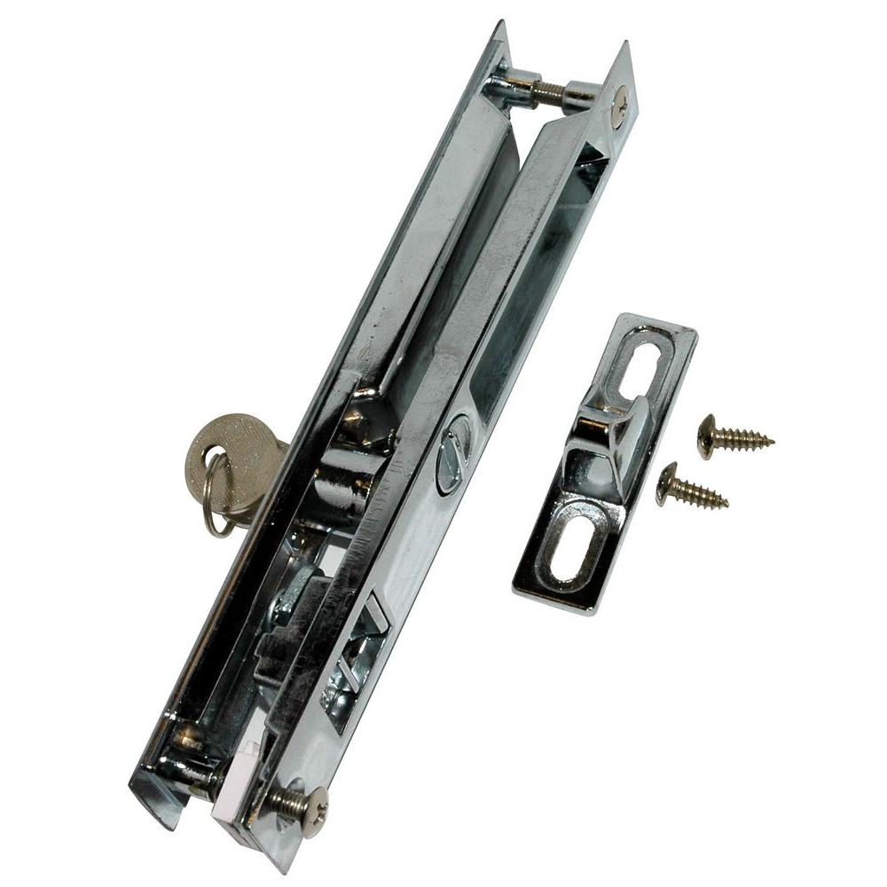 Barton Kramer Chrome Plated Patio Door Lock With Key