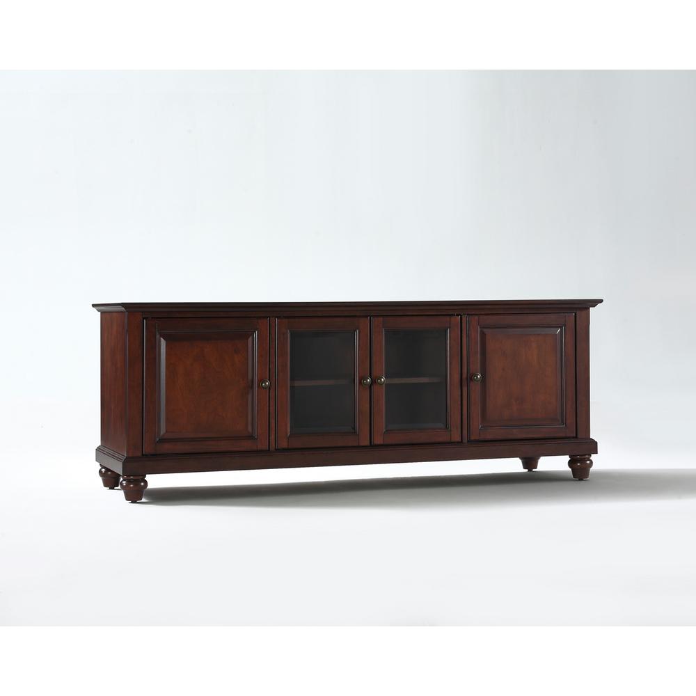 Crosley Cambridge Mahogany Entertainment Center KF10003DMA The Home Depot