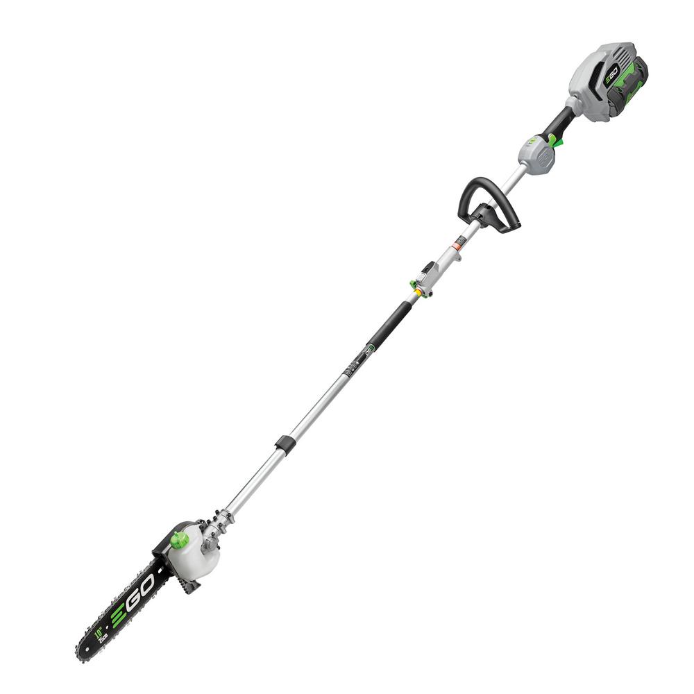 EGO 10 inch 56-Volt Lithium-ion Cordless Pole Saw and Power Head with 2.5Ah... by EGO