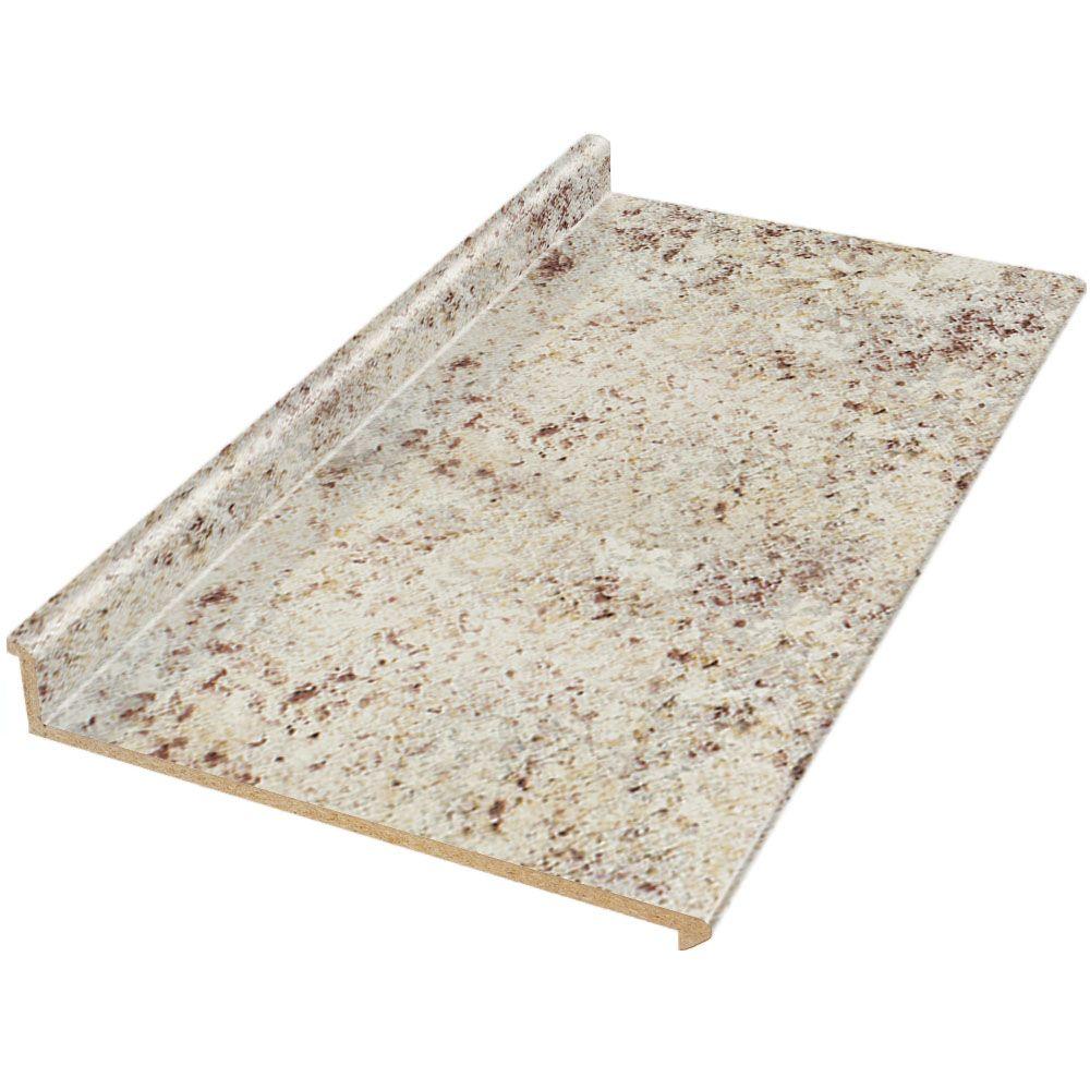 Hampton Bay 8 ft. Laminate Countertop in Breccia Nouvelle with Marbella