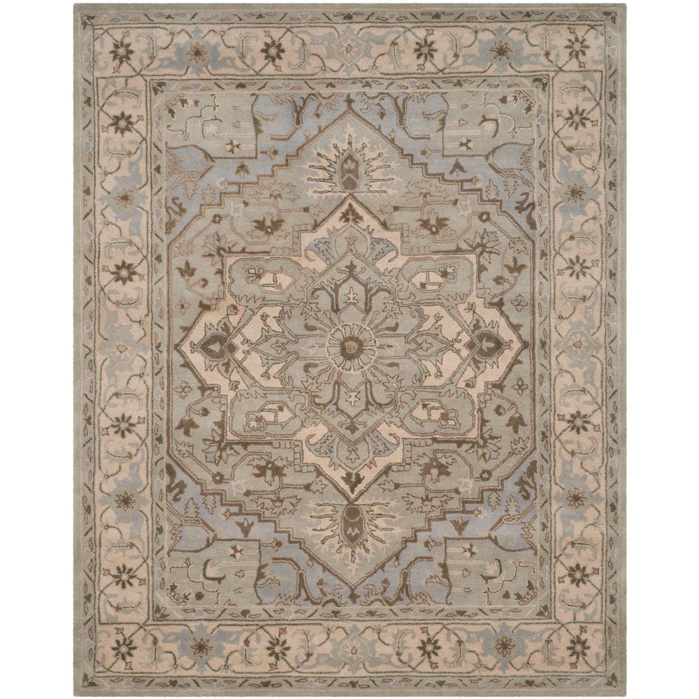 Safavieh Heritage Beige/Gray 9 ft. x 12 ft. Area RugHG866A9 The