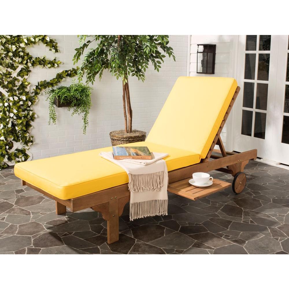 Wood Outdoor Chaise Lounges Patio Chairs The Home Depot