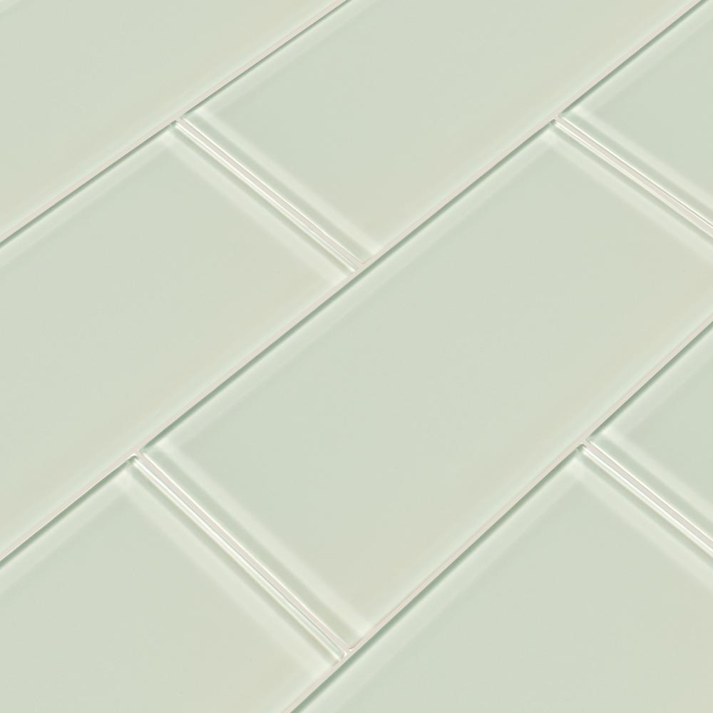 Msi Arctic Ice 3 In X 6 Glossy Gl Wall Tile 1 Sq Ft X 6 In Glossy Gl Wall Tile