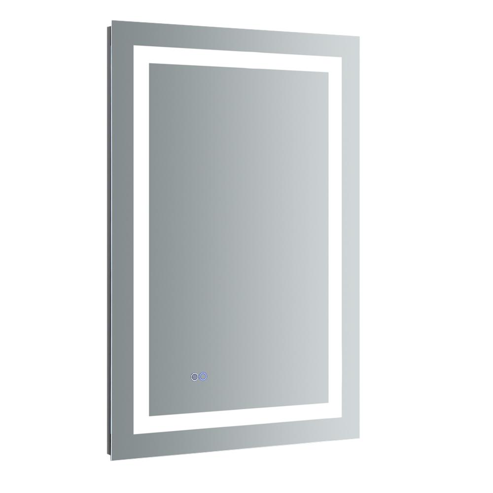 Fresca Santo 36 In W X 30 In H Frameless Rectangular Led Light Bathroom Vanity Mirror Fmr023630 The Home Depot
