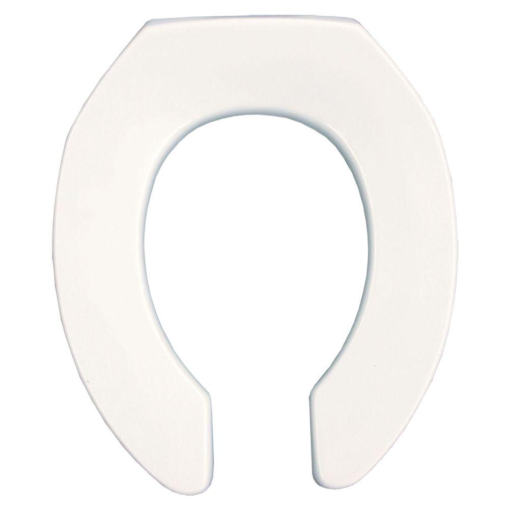 BEMIS Round Open Front Toilet Seat in White2055SSCT 000 The Home Depot