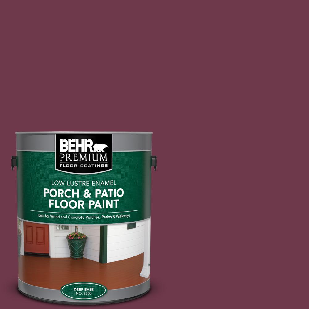 Behr Premium 1 Gal Ppf 50 Fired Brick Low Lustre Enamel Interior Exterior Porch And Patio Floor Paint