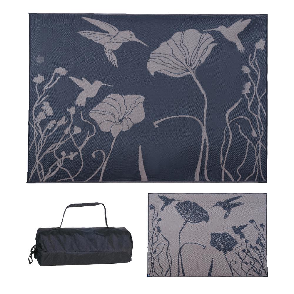 Stylish Camping 8 Ft X 11 Ft Hummingbird Black Brown