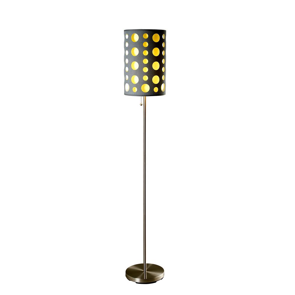 Modern Retro Floor Lamp-9300F-GY-YW 