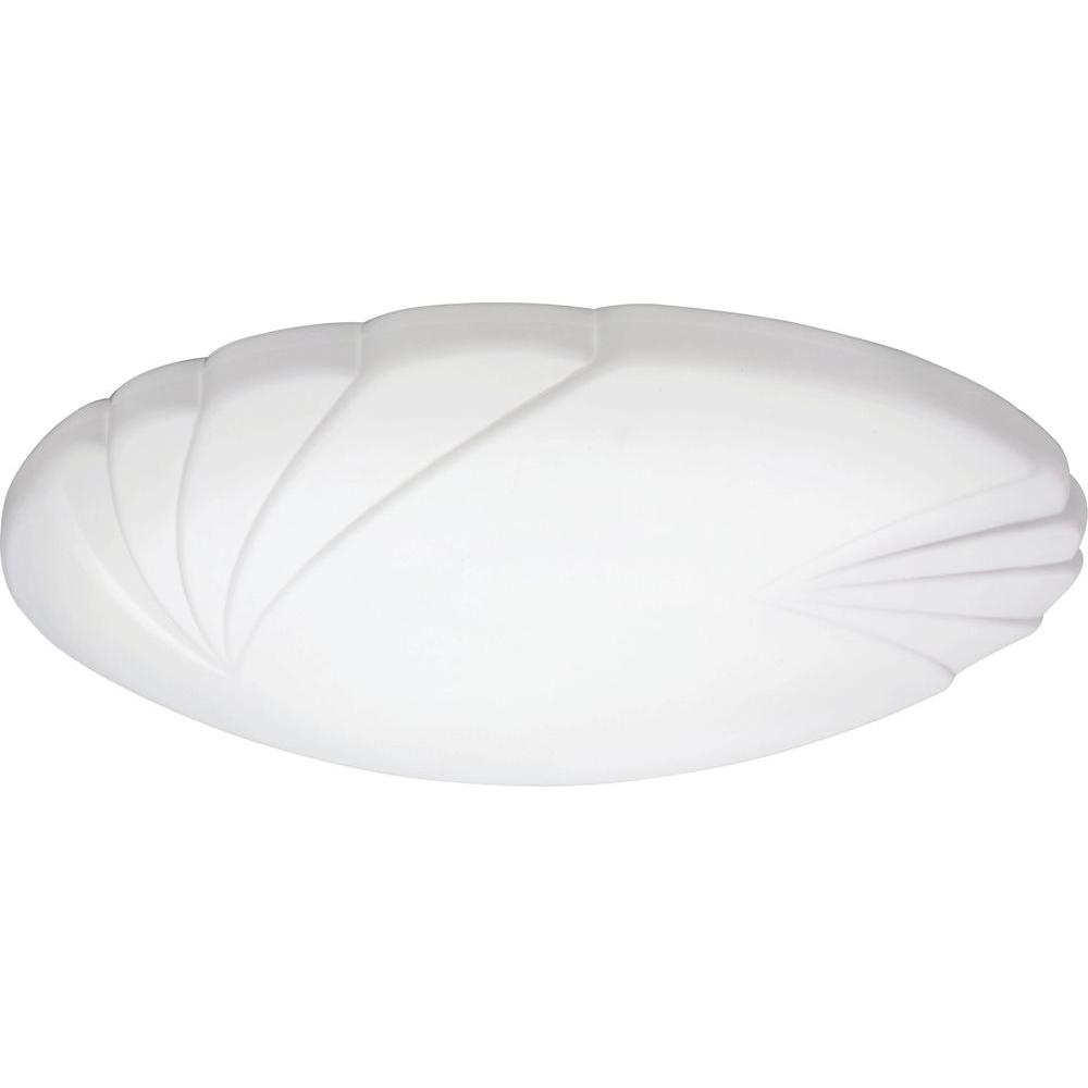 Lithonia Lighting 14 in. Round Acrylic Diffuser for LED Crenelle Flush ...