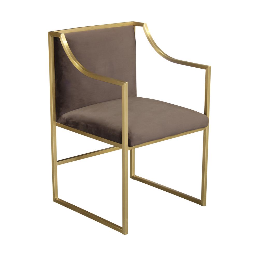 Armen Living Seville Brown Dining Chair Lcsvchbr The Home