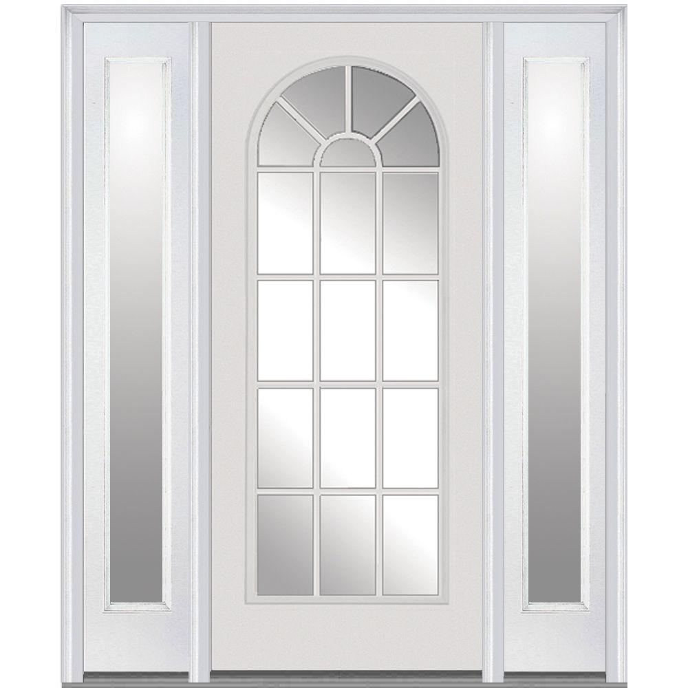 Mmi Door 64 In X 80 Classic Right Hand Full Lite Round Top Mmi Door 64 In X 80 Classic Right Hand Full Lite Round