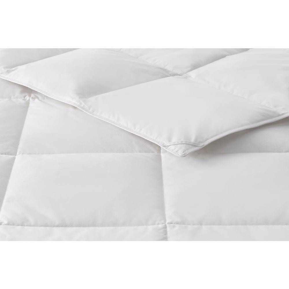 Stylewell Down Feather Blend Cotton White King Comforter