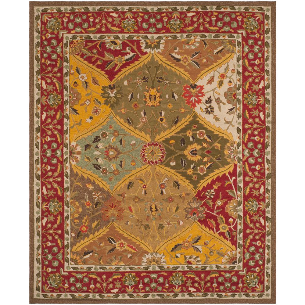 Safavieh Easy Care Multi Red 9 Ft X 12 Area Rug Ezc761a Safavieh Easy Care Multi Red 9 Ft X 12 Area Rug