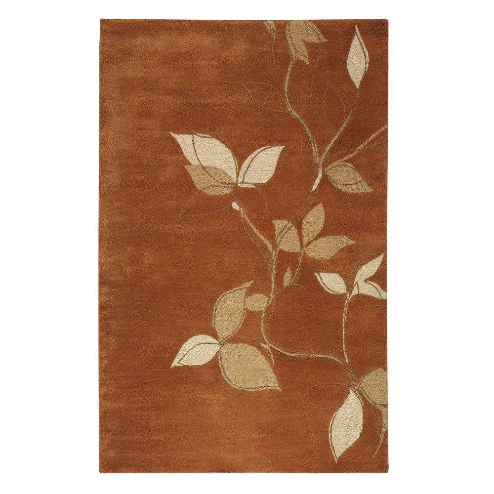 Home Decorators Collection Leaves Terra Cotta 3 Ft X 5 Area Rug Home Decorators Collection Leaves Terra Cotta 3 Ft X 5 Area Rug