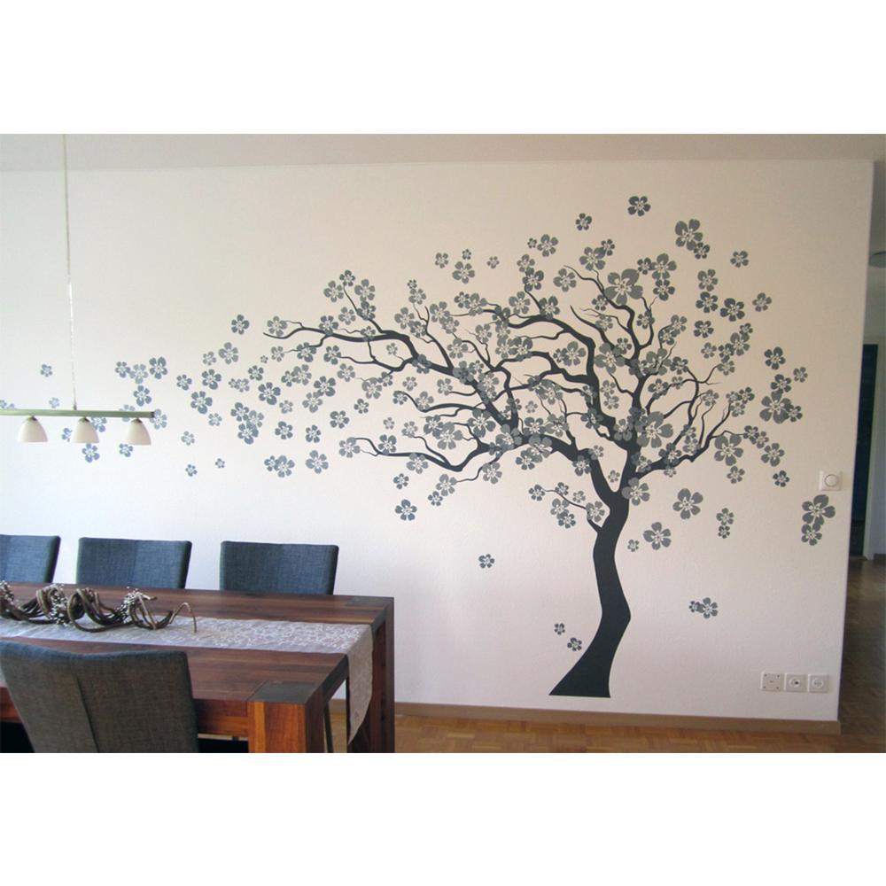 144 In X 83 Cherry Blossom Tree Removable Wall Decal