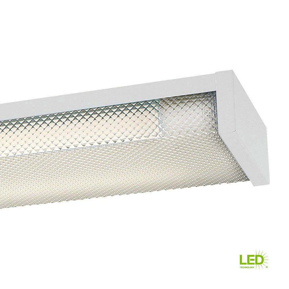 Envirolite 4 Ft X 5 In 2 Light White Led Slim Flushmount Mv Envirolite 4 Ft X 5 In 2 Light White Led Slim Flushmount Mv