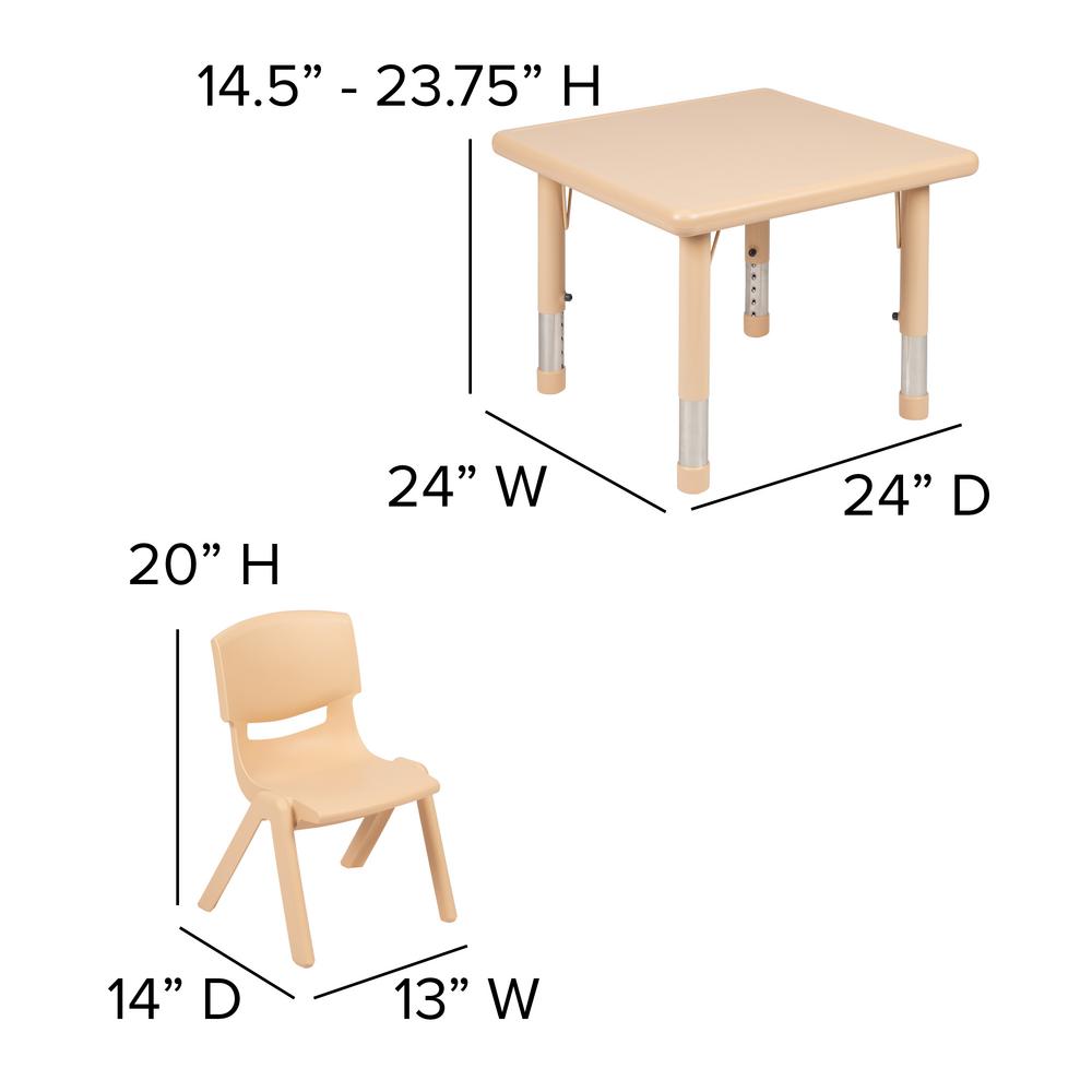 kids table and stool