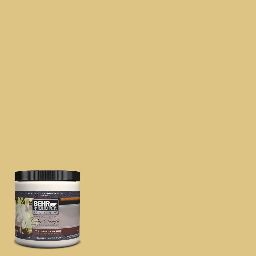 BEHR Premium Plus Ultra 8 oz. 390D5 Sea Kelp Interior/Exterior Paint