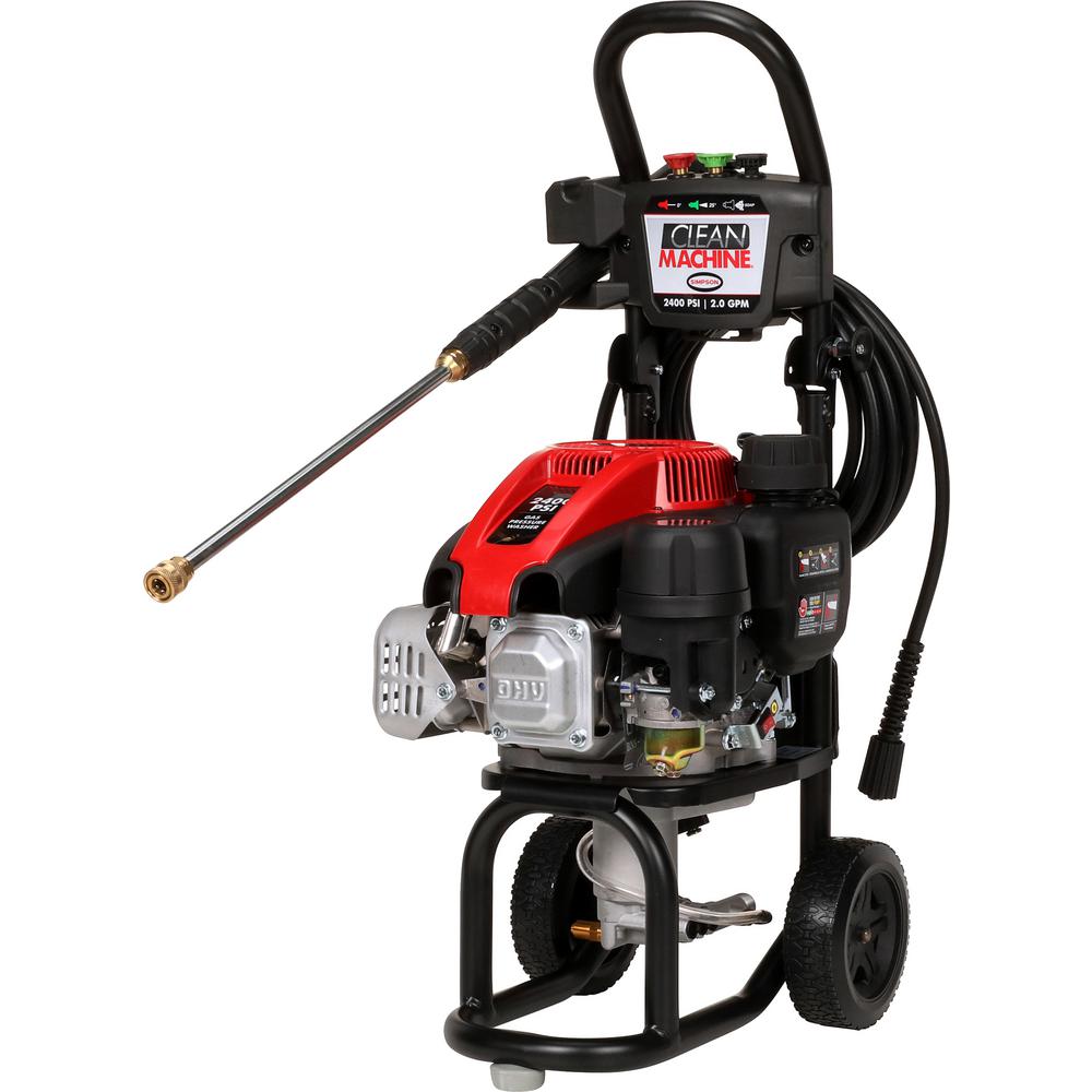 Clean Machine 2400 PSI at 2.0 GPM 149cc Cold Water Residential Gas Pressure Washer